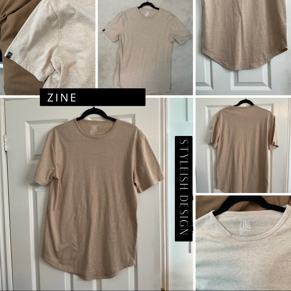 Zine(Zumiez) Tan/Biege T-shirt Size: Medium
